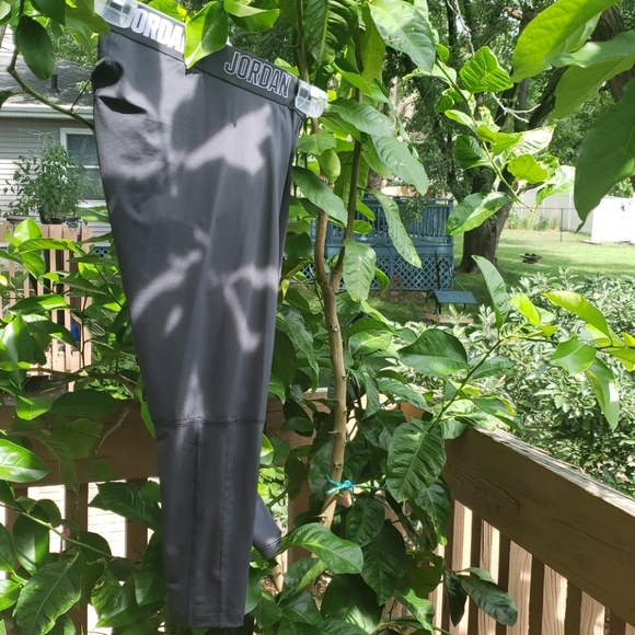 Nike Jordan 23 Alpha Dry  L Black Training Tights New - Picture 10 of 13